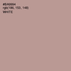 #BA9994 - Thatch Color Image