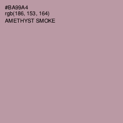 #BA99A4 - Amethyst Smoke Color Image