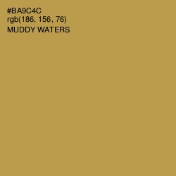 #BA9C4C - Muddy Waters Color Image