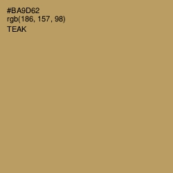 #BA9D62 - Teak Color Image