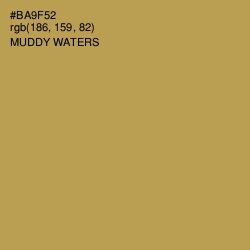 #BA9F52 - Muddy Waters Color Image