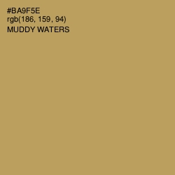 #BA9F5E - Muddy Waters Color Image