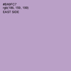 #BA9FC7 - East Side Color Image