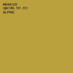 #BAA13D - Alpine Color Image