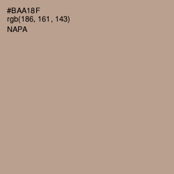 #BAA18F - Napa Color Image