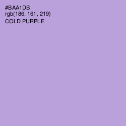 #BAA1DB - Cold Purple Color Image