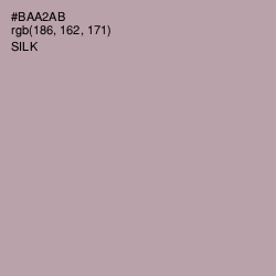 #BAA2AB - Silk Color Image