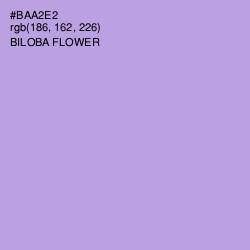 #BAA2E2 - Biloba Flower Color Image