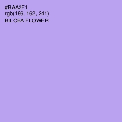 #BAA2F1 - Biloba Flower Color Image