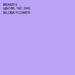 #BAA2F4 - Biloba Flower Color Image