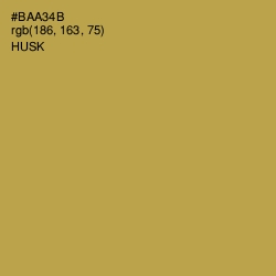 #BAA34B - Husk Color Image