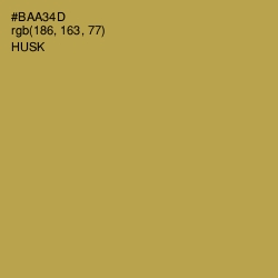 #BAA34D - Husk Color Image