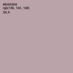 #BAA3A8 - Silk Color Image