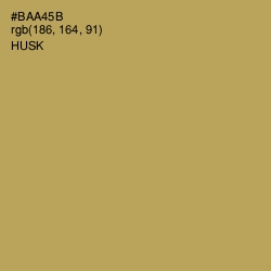#BAA45B - Husk Color Image