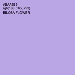 #BAA5E5 - Biloba Flower Color Image