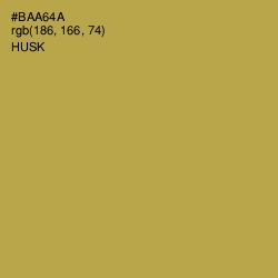 #BAA64A - Husk Color Image