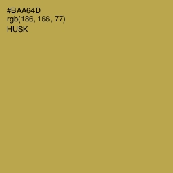 #BAA64D - Husk Color Image