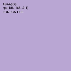 #BAA6D3 - London Hue Color Image