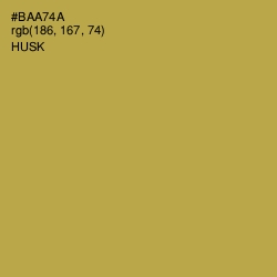 #BAA74A - Husk Color Image