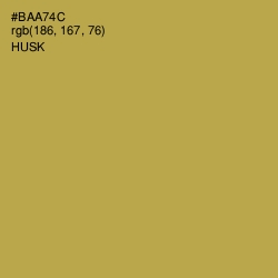 #BAA74C - Husk Color Image