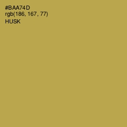 #BAA74D - Husk Color Image