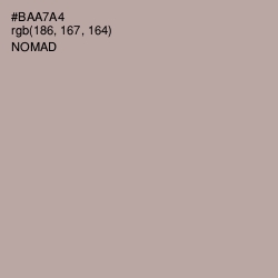 #BAA7A4 - Nomad Color Image