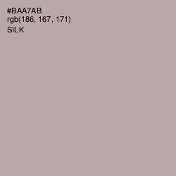 #BAA7AB - Silk Color Image