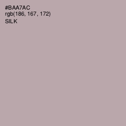 #BAA7AC - Silk Color Image