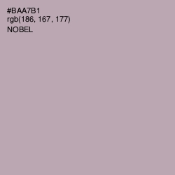 #BAA7B1 - Nobel Color Image