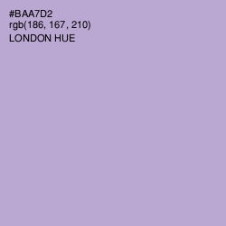 #BAA7D2 - London Hue Color Image