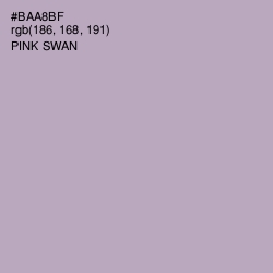 #BAA8BF - Pink Swan Color Image