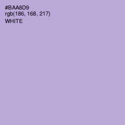 #BAA8D9 - Cold Purple Color Image