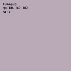 #BAA9B6 - Nobel Color Image