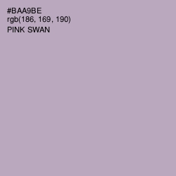 #BAA9BE - Pink Swan Color Image
