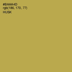 #BAAA4D - Husk Color Image