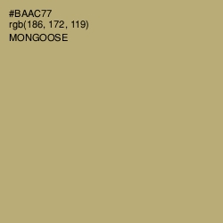 #BAAC77 - Mongoose Color Image