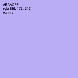 #BAACF5 - Biloba Flower Color Image