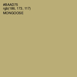 #BAAD75 - Mongoose Color Image