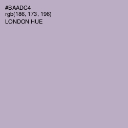 #BAADC4 - London Hue Color Image