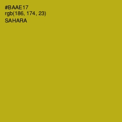 #BAAE17 - Sahara Color Image
