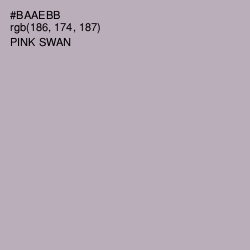 #BAAEBB - Pink Swan Color Image