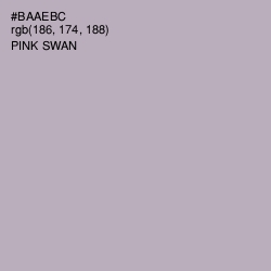 #BAAEBC - Pink Swan Color Image