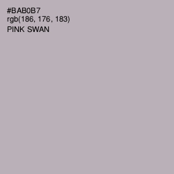 #BAB0B7 - Pink Swan Color Image