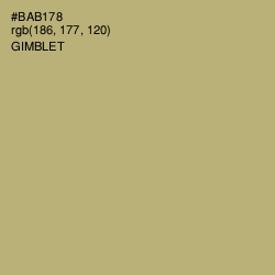 #BAB178 - Gimblet Color Image