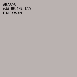 #BAB2B1 - Pink Swan Color Image