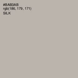 #BAB3AB - Silk Color Image