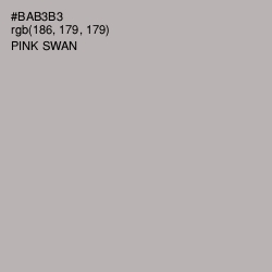 #BAB3B3 - Pink Swan Color Image