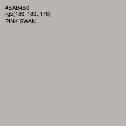 #BAB4B0 - Pink Swan Color Image