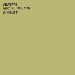#BAB776 - Gimblet Color Image