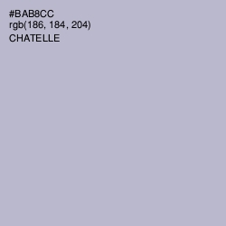 #BAB8CC - Chatelle Color Image
